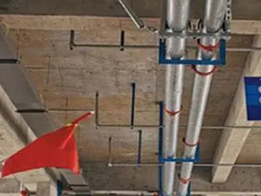 三河管廊支架的安装方法